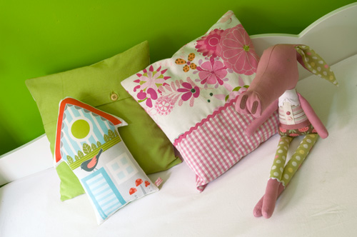 handmade pillows by PinkNounou